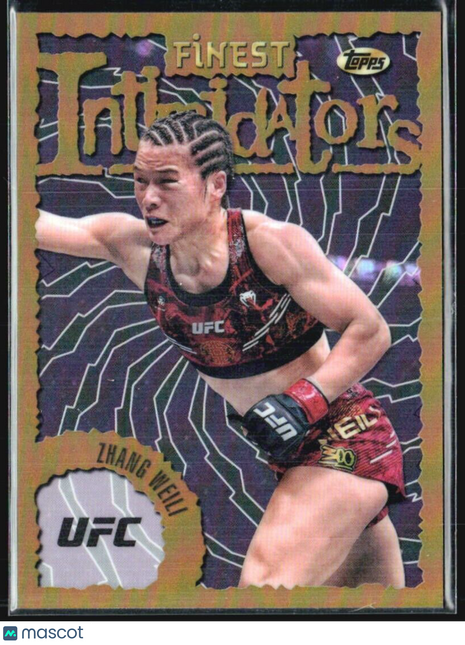 2024 Topps UFC Finest Zhang Weili Intimidators #INT-27