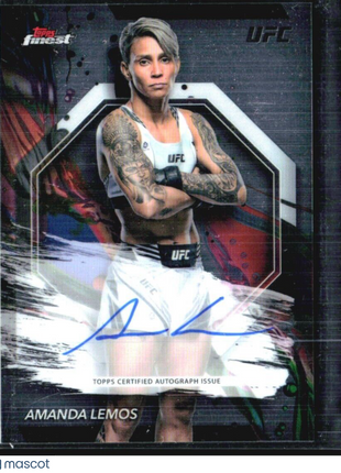 2024 Topps UFC Finest Amanda Lemos Auto #FA-ALS