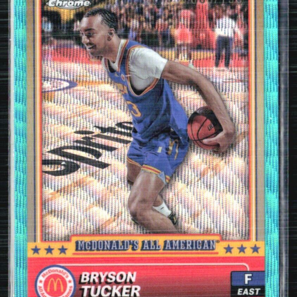 2024 Topps Chrome All American Bryson Tucker Aqua Wave /199 #33