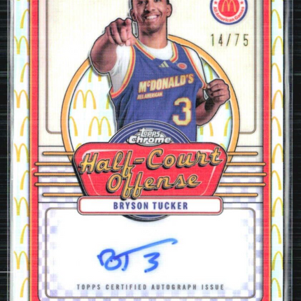 2024 Topps Chrome All American Bryson Tucker Mcdonalds Auto /75