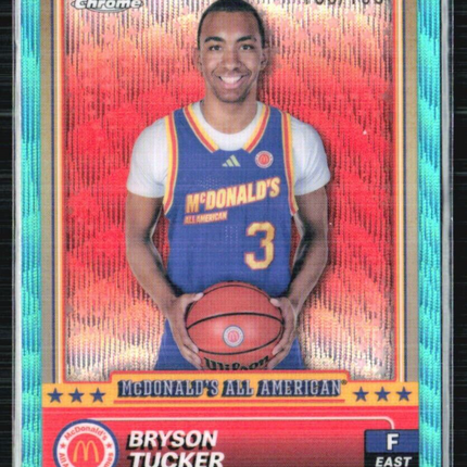 2024 Topps Chrome All American Bryson Tucker Aqua Wave /199 #83