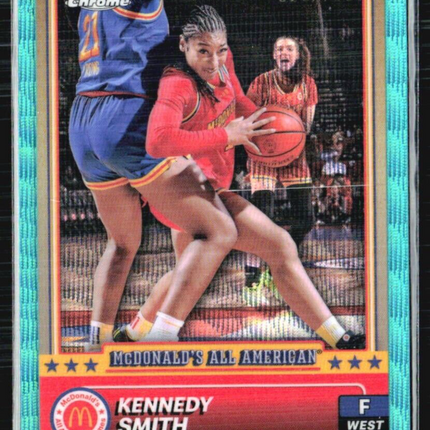 2024 Topps Chrome All American Kennedy Smith Aqua Wave /199 #23
