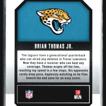 2024 Panini Prizm - Emergent Green Prizm #12 Brian Thomas Jr. (RC)