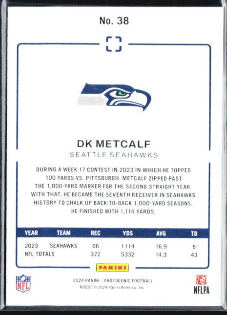 2024 Panini Photogenic DK Metcalf #38