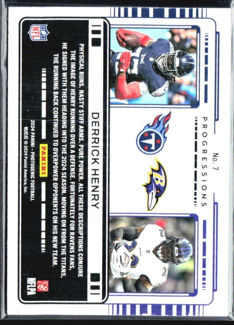 2024 Panini Photogenic Derrick Henry Progressions #7