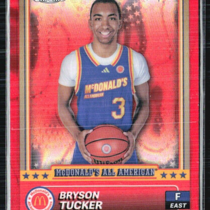 2024 Topps Chrome All American Bryson Tucker Red Wave /125 #83