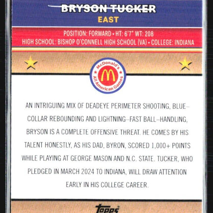 2024 Topps Chrome All American Bryson Tucker Red Wave /125 #83