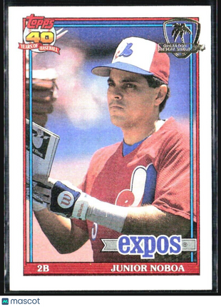 1991 Topps - #182 Junior Noboa Desert Shield