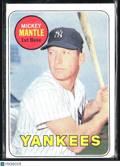 1969 Topps - #500 Mickey Mantle