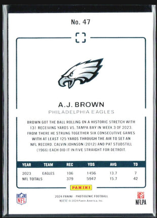 2024 Panini Photogenic AJ Brown #47
