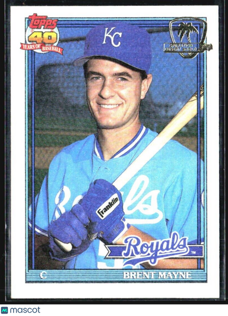1991 Topps - #776 Brent Mayne Desert Shield