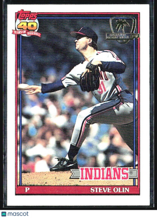1991 Topps - #696 Steve Olin Desert Shield