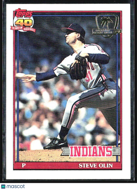 1991 Topps - #696 Steve Olin Desert Shield