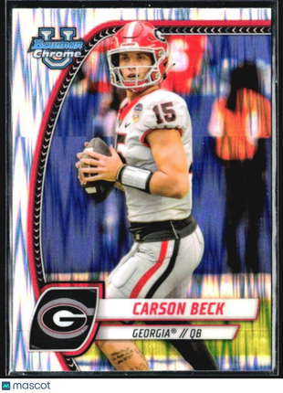 2024 Bowman University Best Carson Beck Stealth #2