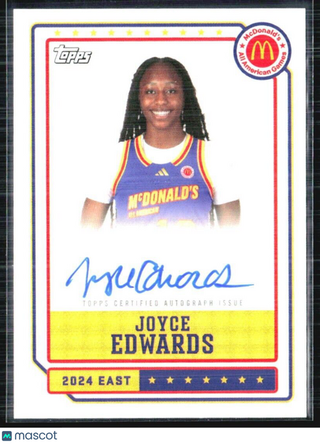 2024 Topps Chrome All American Joyce Edwards 24 East #EA-JE