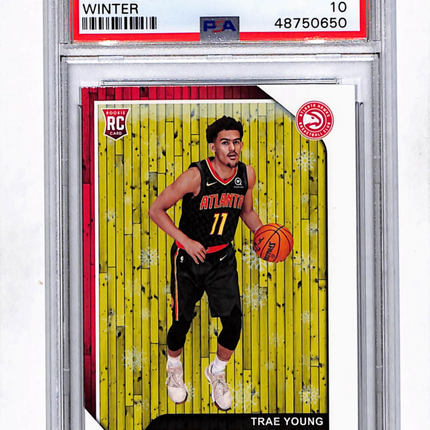 2018 Panini Hoops Trae Young #250 Winter PSA 10