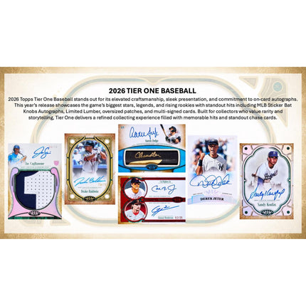 MLB 2026 Topps Tier One Baseball Hobby Box