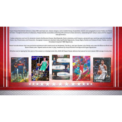 NBA 2025-26 Hoops Basketball Hobby Jumbo Box