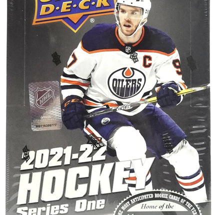 NHL 2021-22 Upper Deck NHL Series One Hockey Hobby Box