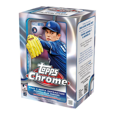 MLB 2025 Topps Chrome Baseball Value Box