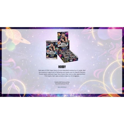 NBA Topps 2025-26 Chrome Cosmic Basketball Hobby Box