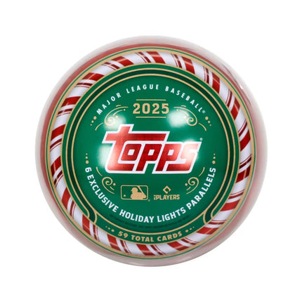 MLB 2025 Topps Holiday Baseball Tin