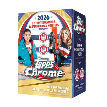 MULTI 2026 Topps Chrome US Olympic & Paralympic Hopefuls Blaster Box