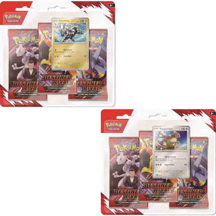 Pokemon Tcg: Scarlet & Violet-Destined Rivals Three-Pack Blister