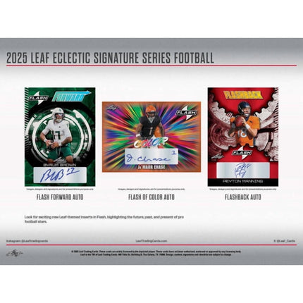 NFL 2025 Leaf Eclectic Signature Series Football Hobby Box