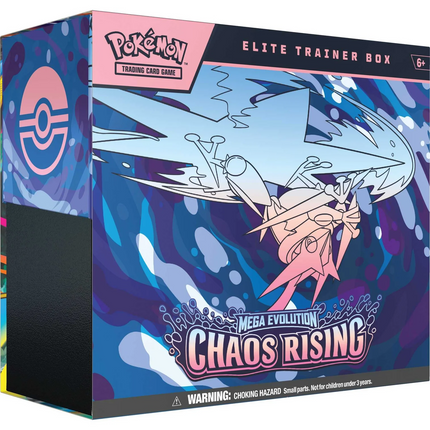 Pokemon Trading Card Game: Mega Evolution Chaos Rising Elite Trainer Box
