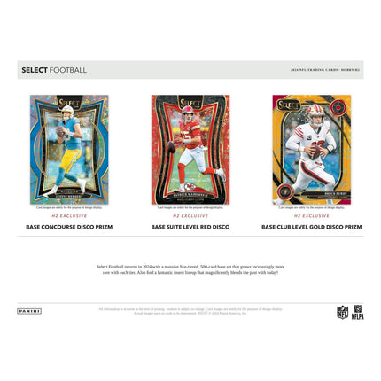 NFL 2024 Panini Select Football H2 Box