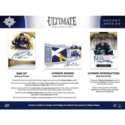 NHL 2022-23 Upper Deck Ultimate Collection Hockey Hobby Box