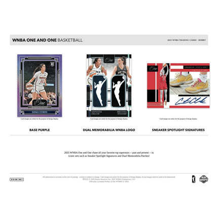 WNBA Panini 2025 One And One WNBA Hobby Box