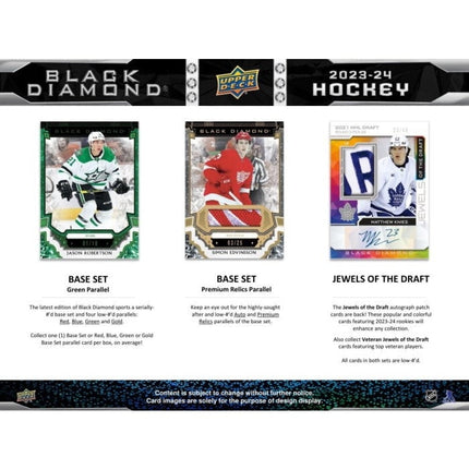 NHL 2023-24 Upper Deck Black Diamond Hockey Hobby Box