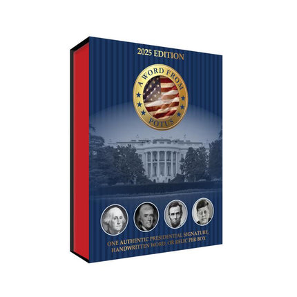 NSP 2025 POTUS A Word From The President Hobby Box