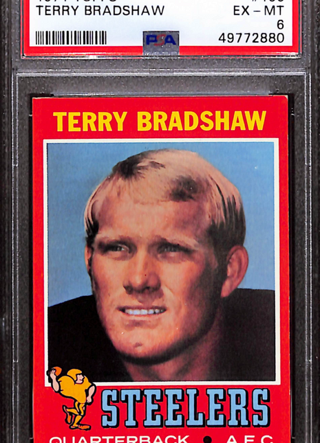 1971 Topps Terry Bradshaw #156 PSA 6