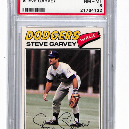 1977 O-Pee-Chee Steve Garvey #255 PSA 8