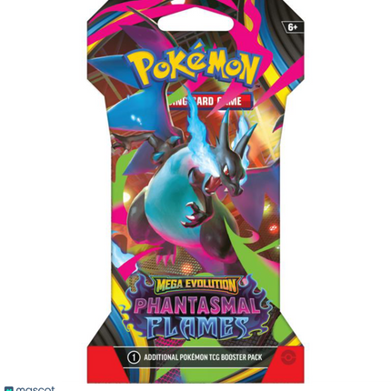 Pokemon TCG: Mega Evolutions - Phantasmal Flames Sleeved Booster