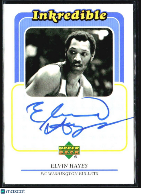 1999-00 Upper Deck Retro - Inkredible Elvin Hayes #EH Auto