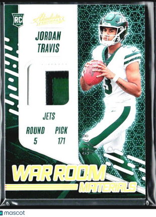 2024 Panini Absolute Absolute Rookie Materials Jordan Travis #ARM-JTS Patch /99