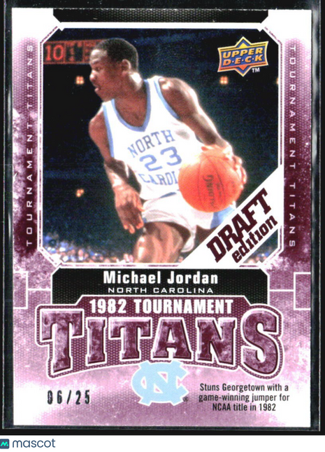 2009-10 Upper Deck Tournament Titans Michael Jordan Draft Edition Red /25 #TT-JO