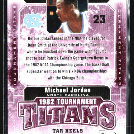 2009-10 Upper Deck Tournament Titans Michael Jordan Draft Edition Red /25 #TT-JO