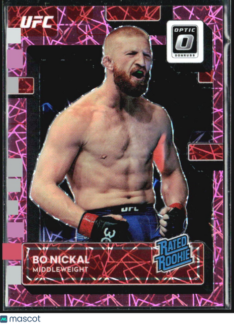 2023 Donruss Optic Rated Rookie Bo Nickal Pink Velocity /79 #120
