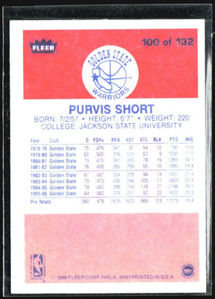 1986-87 Fleer - Purvis Short #100
