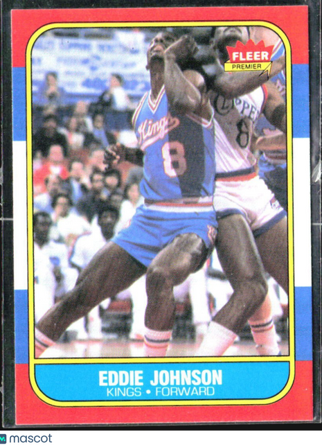 1986-87 Fleer - Eddie Johnson #51 (RC)