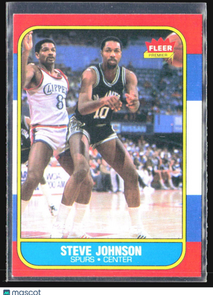 1986-87 Fleer - Steve Johnson #55