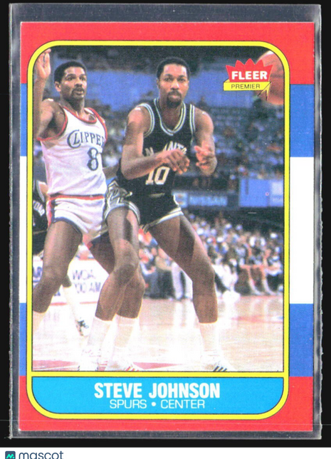 1986-87 Fleer - Steve Johnson #55