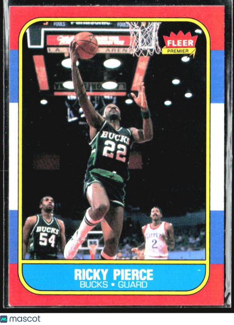 1986-87 Fleer - Ricky Pierce #87