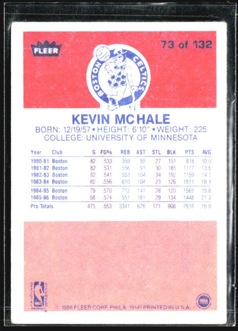 1986-87 Fleer - Kevin McHale #73