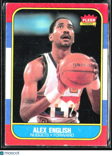 1986-87 Fleer - Alex English #30